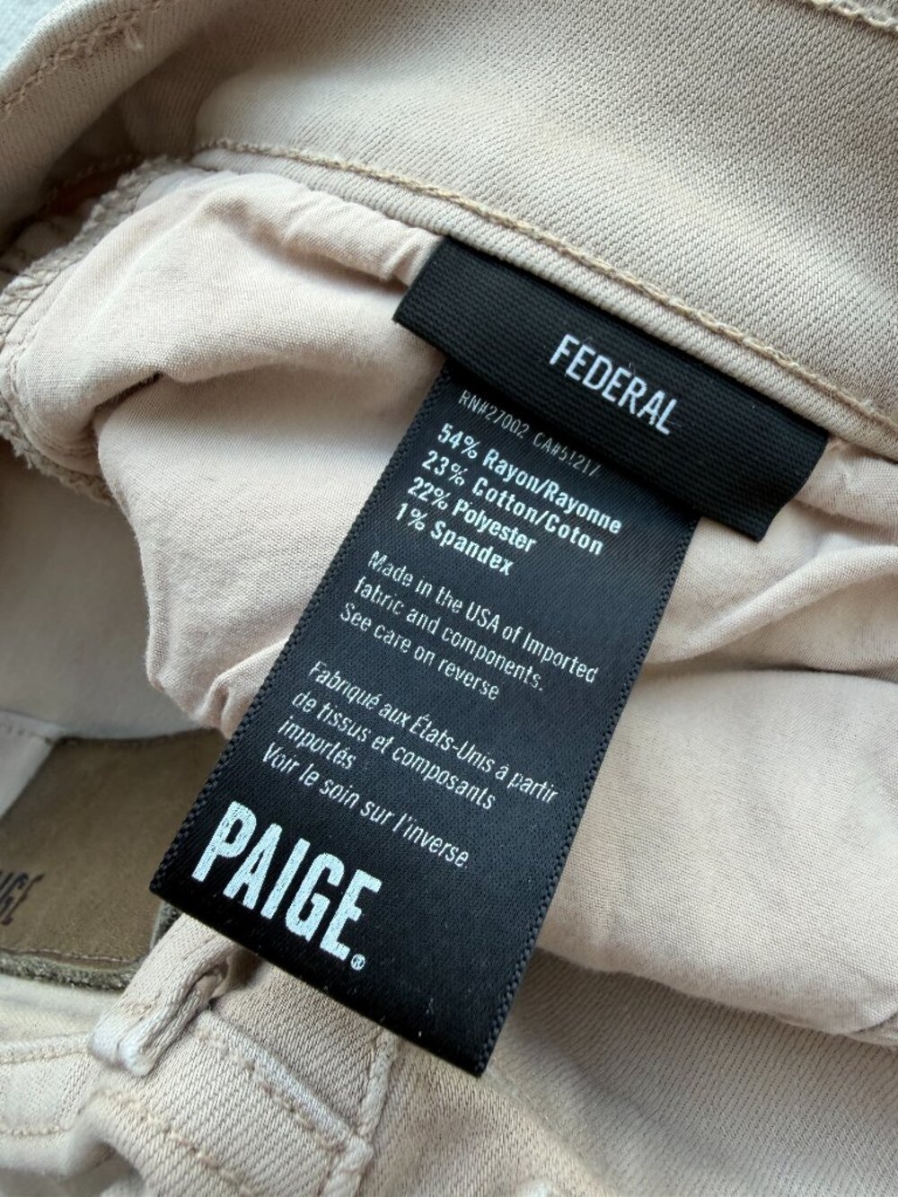 Mens Paige Transcend Federal Slim Straight Jean - Picture 8 of 10